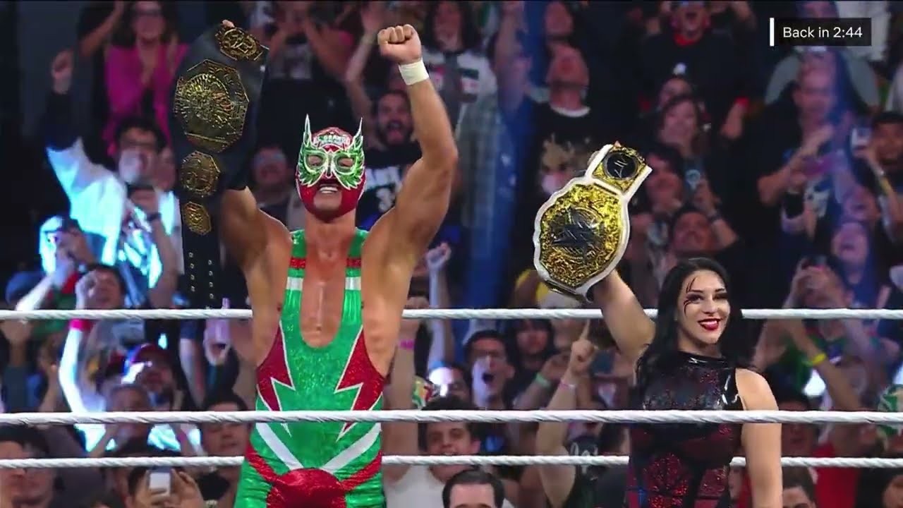 (1/2) Stephanie Vaquer & El Grande Americano vs Liv Morgan & Dom Mysterio: Raw September 14 2026