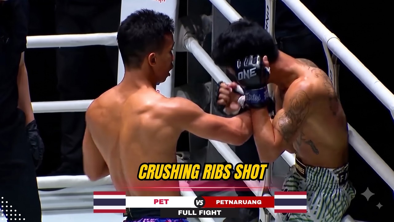 18-YEAR-OLD PHENOM UNLEASHES FIREPOWER! Pet Overwhelms Petnaruang With Vicious Flurry background