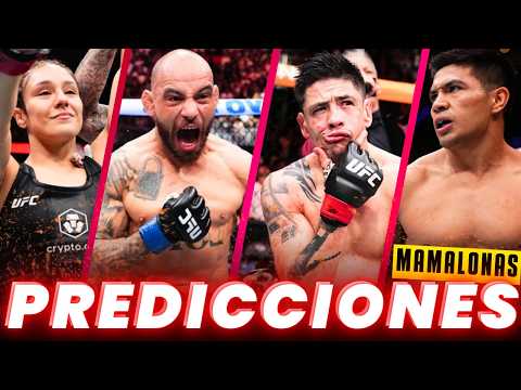 NOCHE UFC🤑 PREDICCIONES MAMALONAS 🤑 // SILVA VS DELGADO