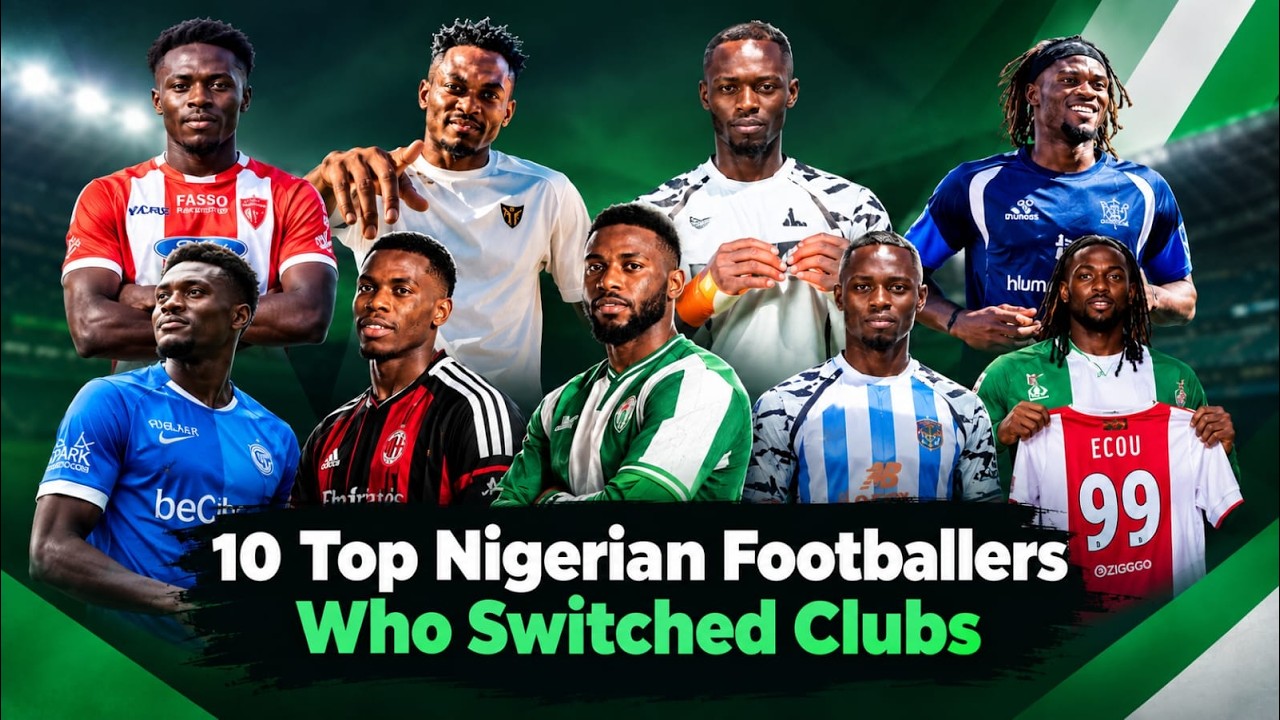10 Top Nigerian Footballers Who Switched Clubs During The Summer Transfer Window background