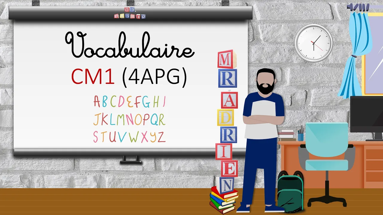 CM1 (4APG) Vocabulaire background