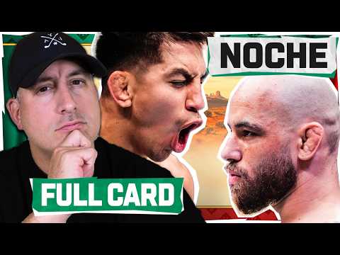 Noche UFC: Silva vs. Delgado FULL CARD Predictions and Bets background