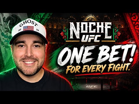 Noche UFC: ONE BET for EVERY Fight! background