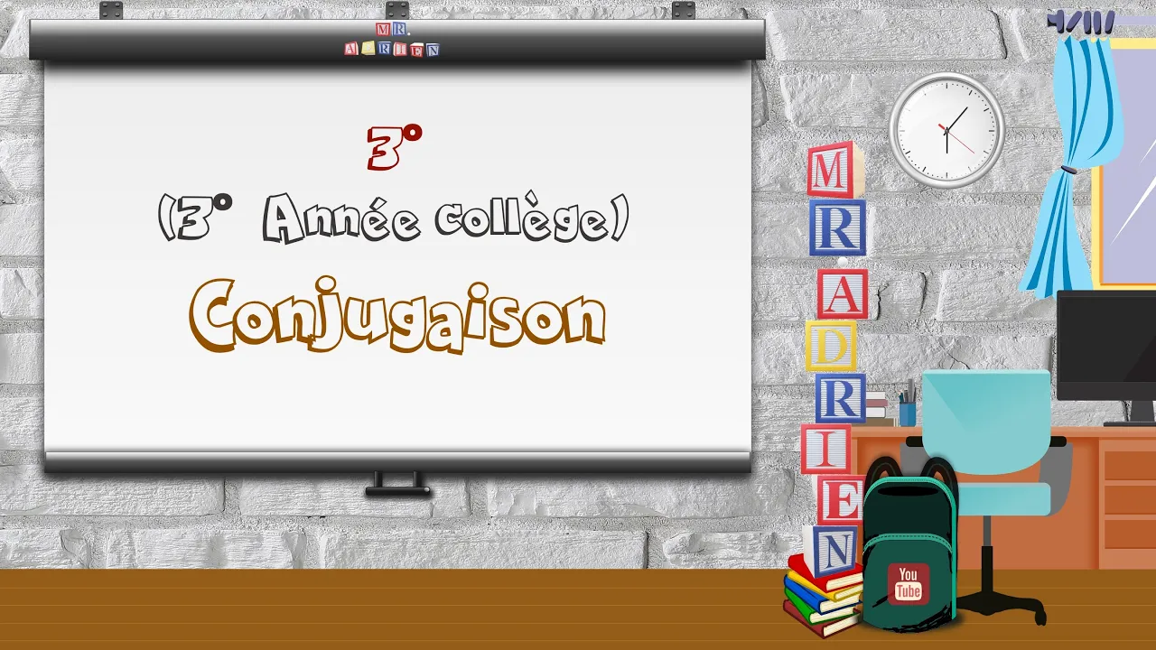 3° (3AC) Conjugaison background