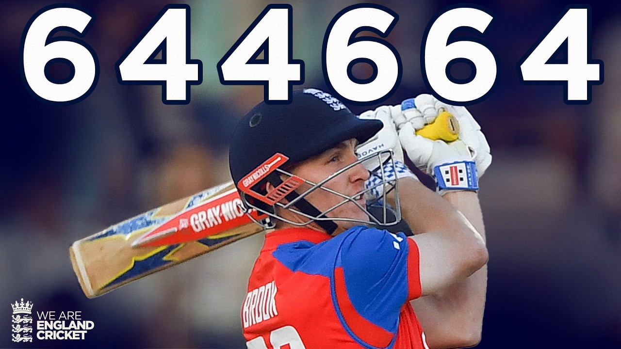 💥 30 Runs in ONE OVER! | Brook Goes Big v Sri Lanka background