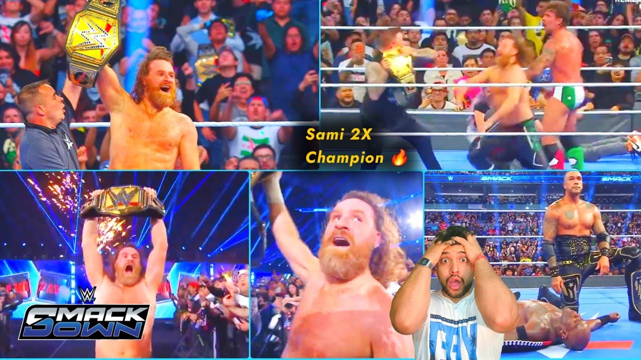 SAMI 2X CHAMPION?! 😱 Sami Zayn Wins WWE Title | Kevin Owens Accidentally Hits CM Punk | SmackDown