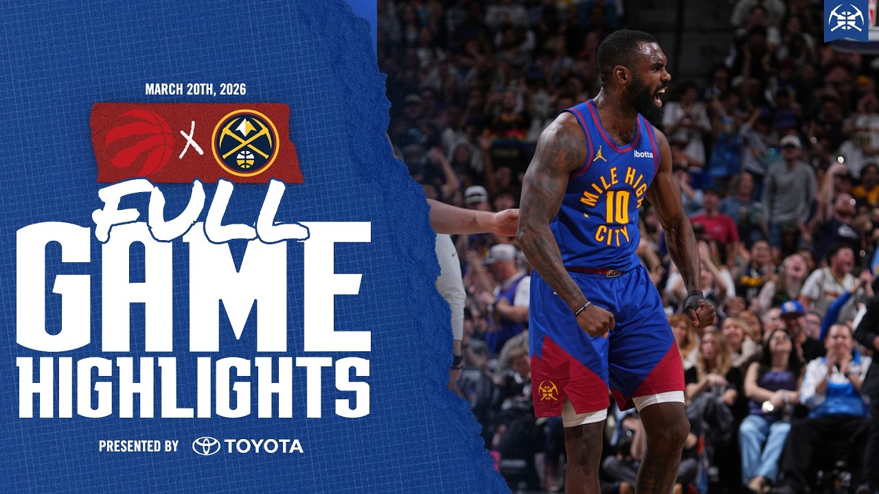 Denver Nuggets HOME WIN vs. Toronto Raptors | Toyota Game Recap 📺 background