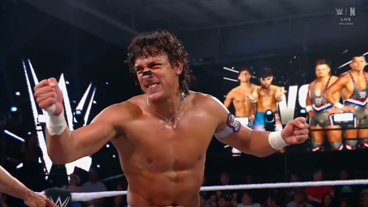 WWE NXT NOAM DAR & ROMEO MORENO VS THE CREED BROTHERS 09/08/26 background