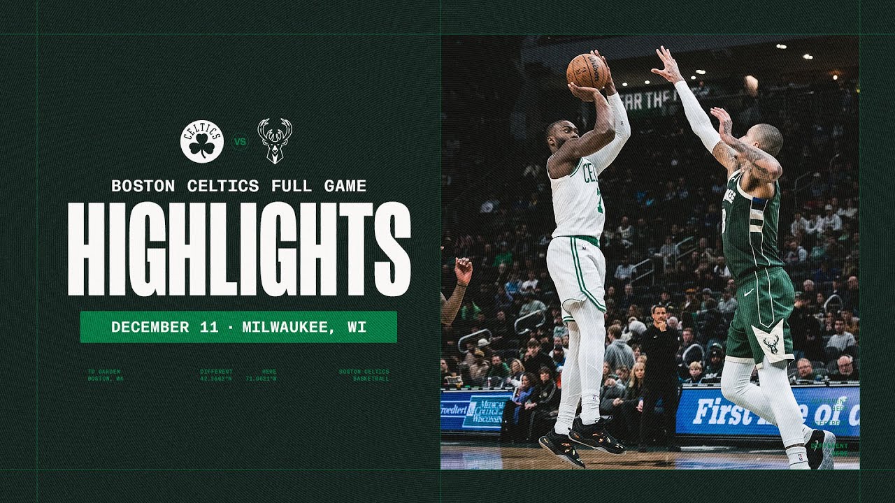 The Boston Celtics fall to the Milwaukee Bucks 101-116. background