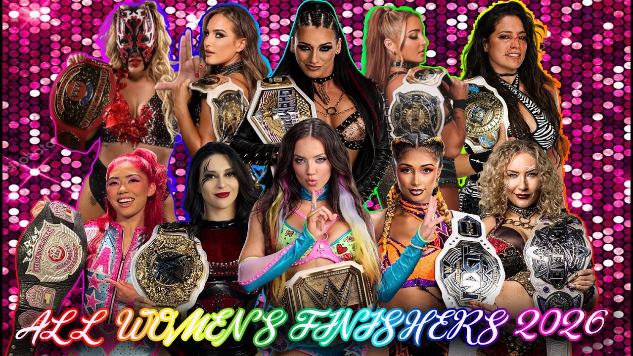 WWE Every Women Finishers 2026 |RoiDivasFan| Womens Division Moves Raw, NXT, AAA, Evolve & SmackDown