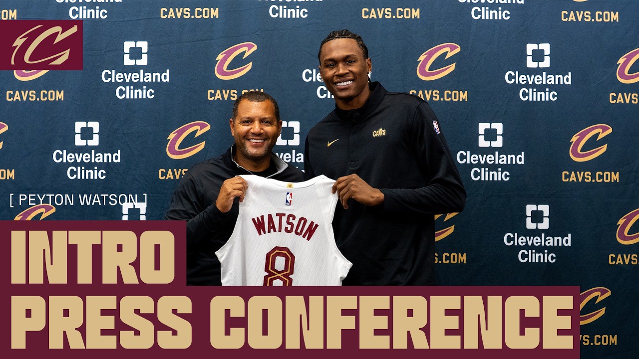 PEYTON WATSON INTRO PRESS CONFERENCE background