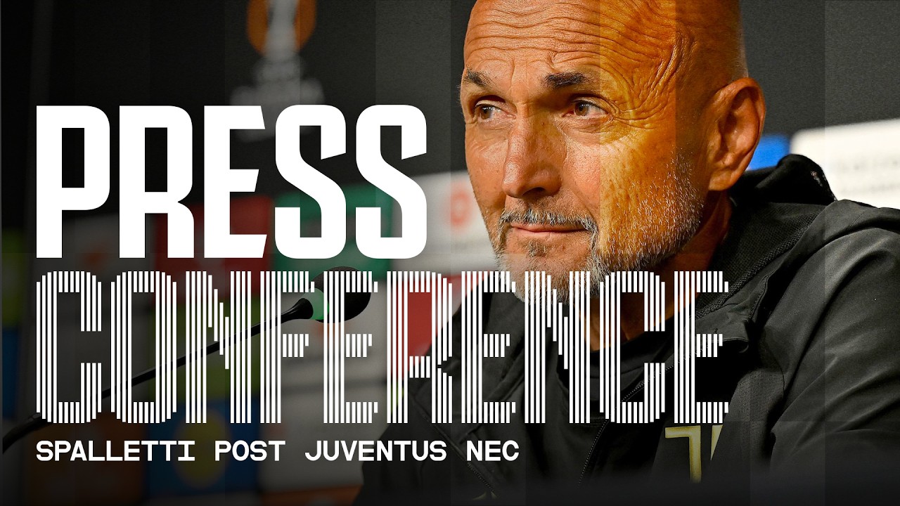 "CONVINCING WIN. NOW WE HAVE TO RAISE THE BAR" | SPALLETTI'S Press Conference Post Juventus vs NEC background