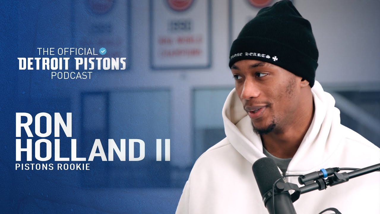 Ron Holland II on Being In Detroit, Old-School Music Taste & More | Official Detroit Pistons Podcast