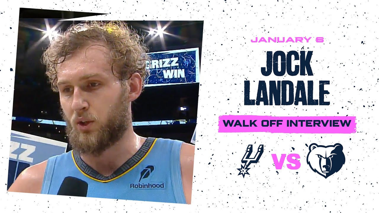 Jock Landale Walk off Interview | Grizzlies vs. Spurs