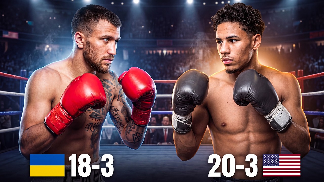 High-Tech Boxing! Vasyl Lomachenko (UKR) vs Jamaine Ortiz (USA) | Boxing Fight Highlights background