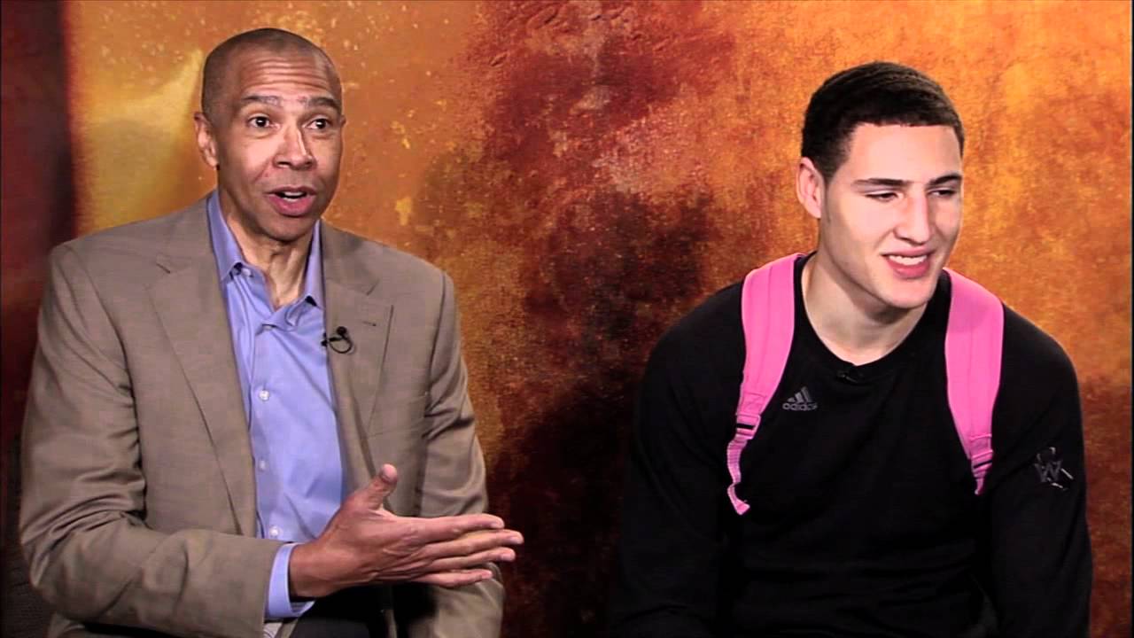 Klay And Mychal Thompson Interview (FS West) background