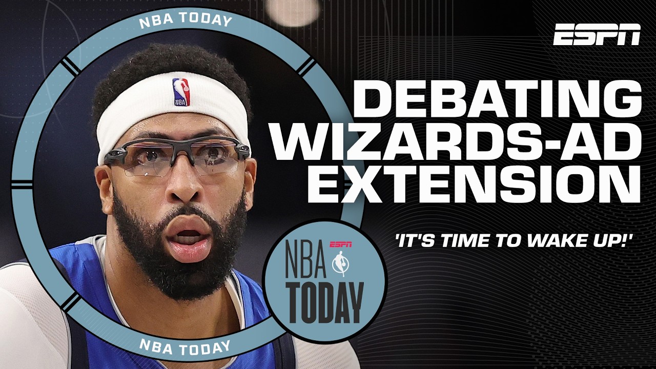 'WAKE UP, WASHINGTON!' 🗣️ Chiney says it's WINNING TIME for Wizards & Anthony Davis | NBA Today background