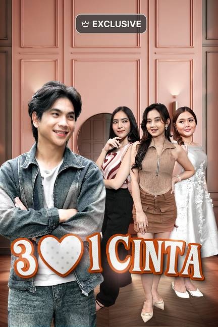 3 Hati 1 Cinta poster