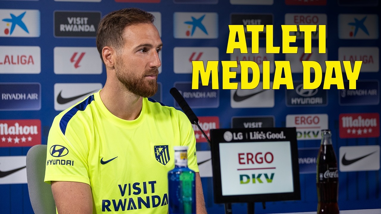 Media Day del Atlético de Madrid previo a nuestro partido contra el Real Madrid background