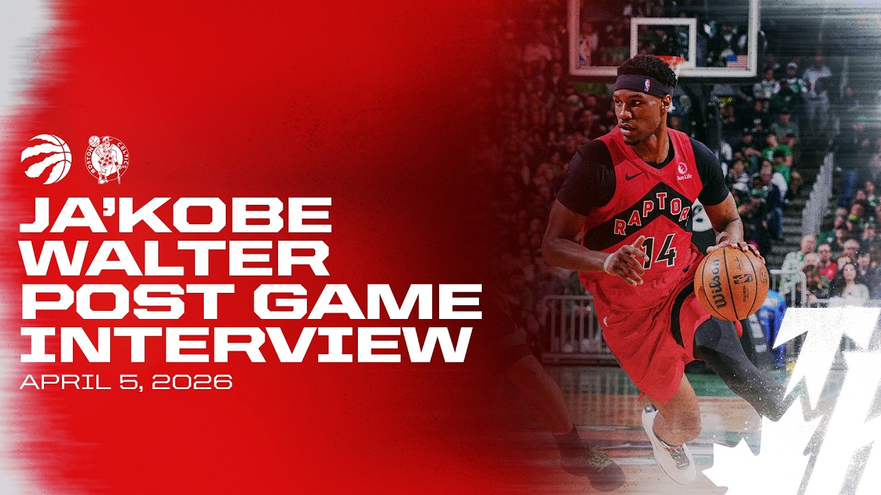 Ja'Kobe Walter | Post Game at Celtics | April 05, 2026