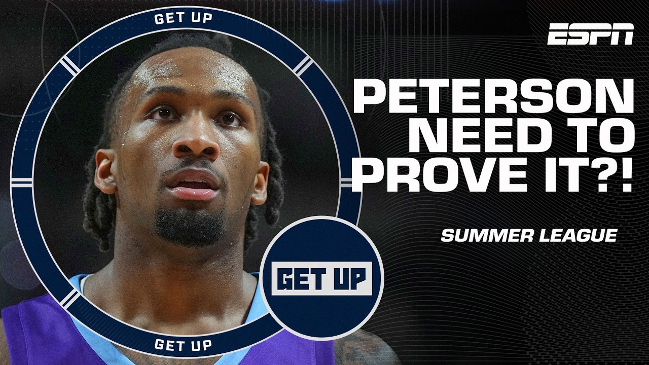 Are the Jazz ALREADY SWEATING over picking Darryn Peterson No. 2 overall? 🥵 | Get Up background