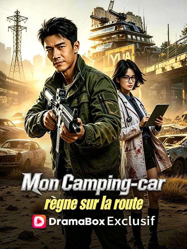 Mon camping-car règne sur la route poster