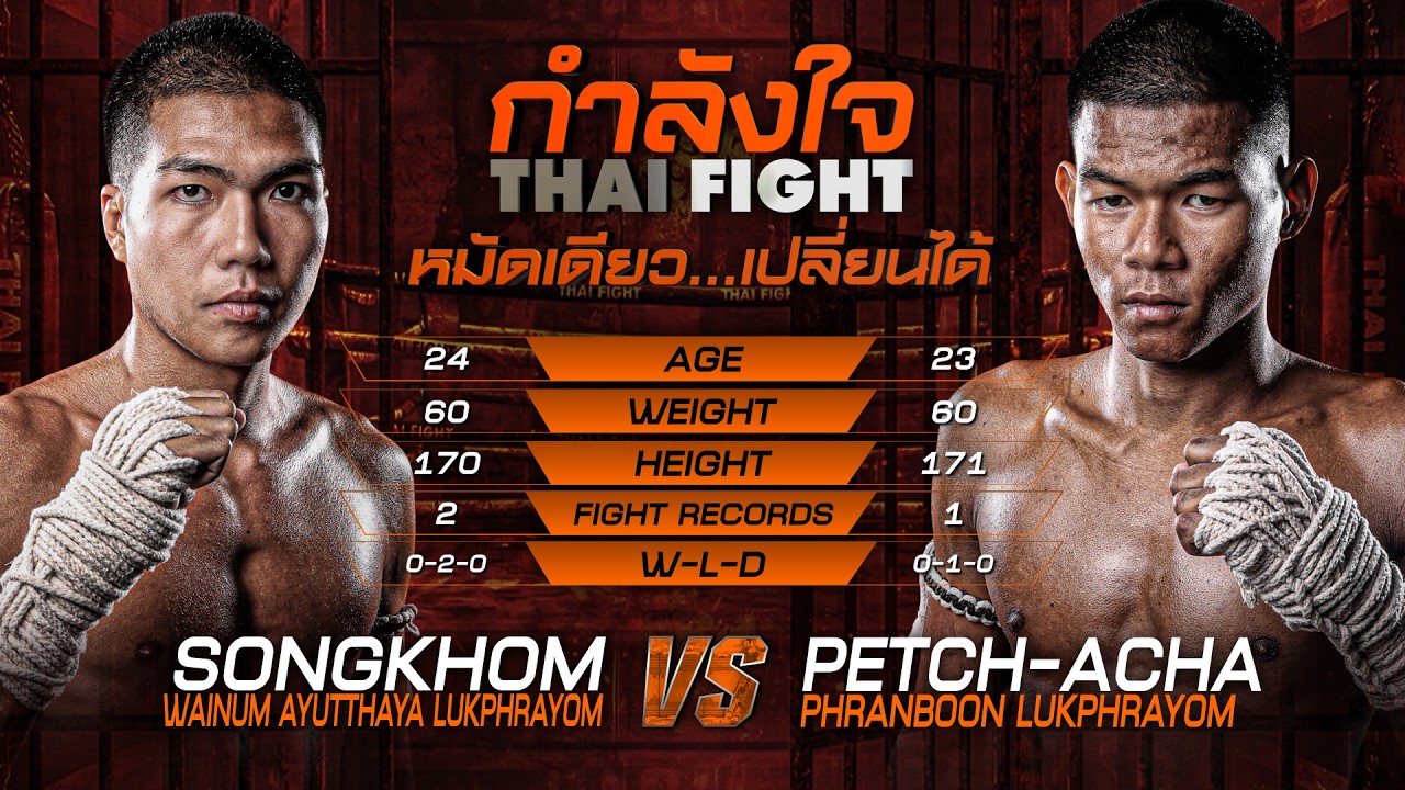 Songkhom vs. Petch-Acha | THAI FIGHT LEAGUE 113 | 6 September 2026 background
