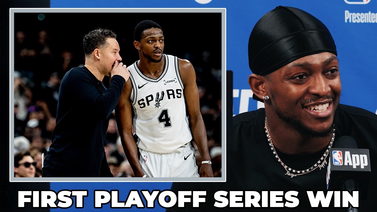 DeAaron Fox on Clinching Series vs. Portland in Game 5 and Securing His First Playoff Series Win