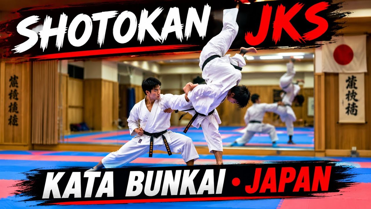 KARATE DO SHOTOKAN JKS KATA UNSU BUNKAI.. JAPAN π―π΅.. background