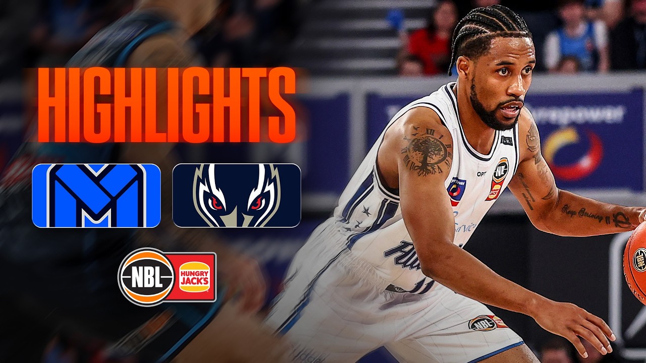 Melbourne United vs. Adelaide 36ers - Game Highlights - Round 1 , NBL27 background