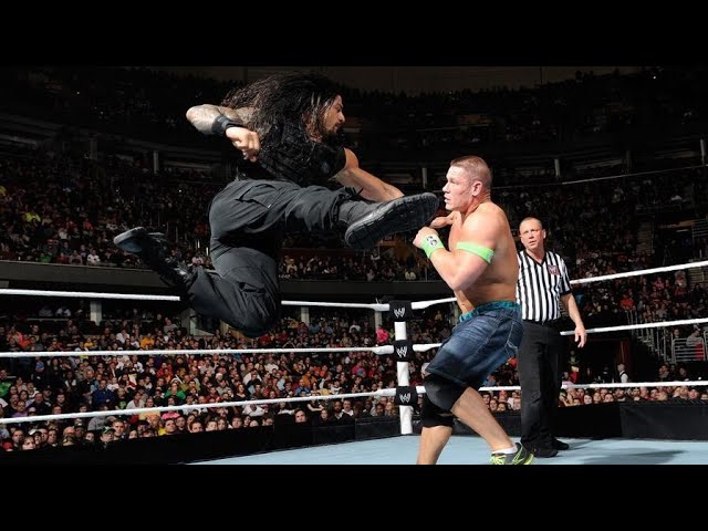 WWE Roman Superman Punch Compilation Part 2 background