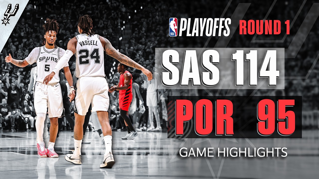 SPURS WIN GAME 5 TO ADVANCE TO SEMIFINALS