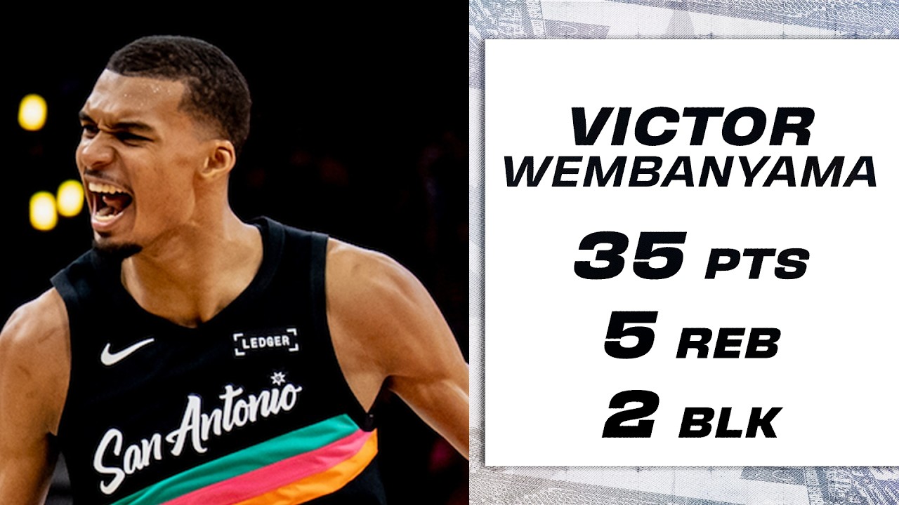 WEMBY GOES OFF IN POSTSEASON DEBUT!