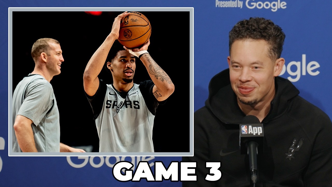 Mitch Johnson on Spurs Game Strategy Heading Into Game 3 In Portland