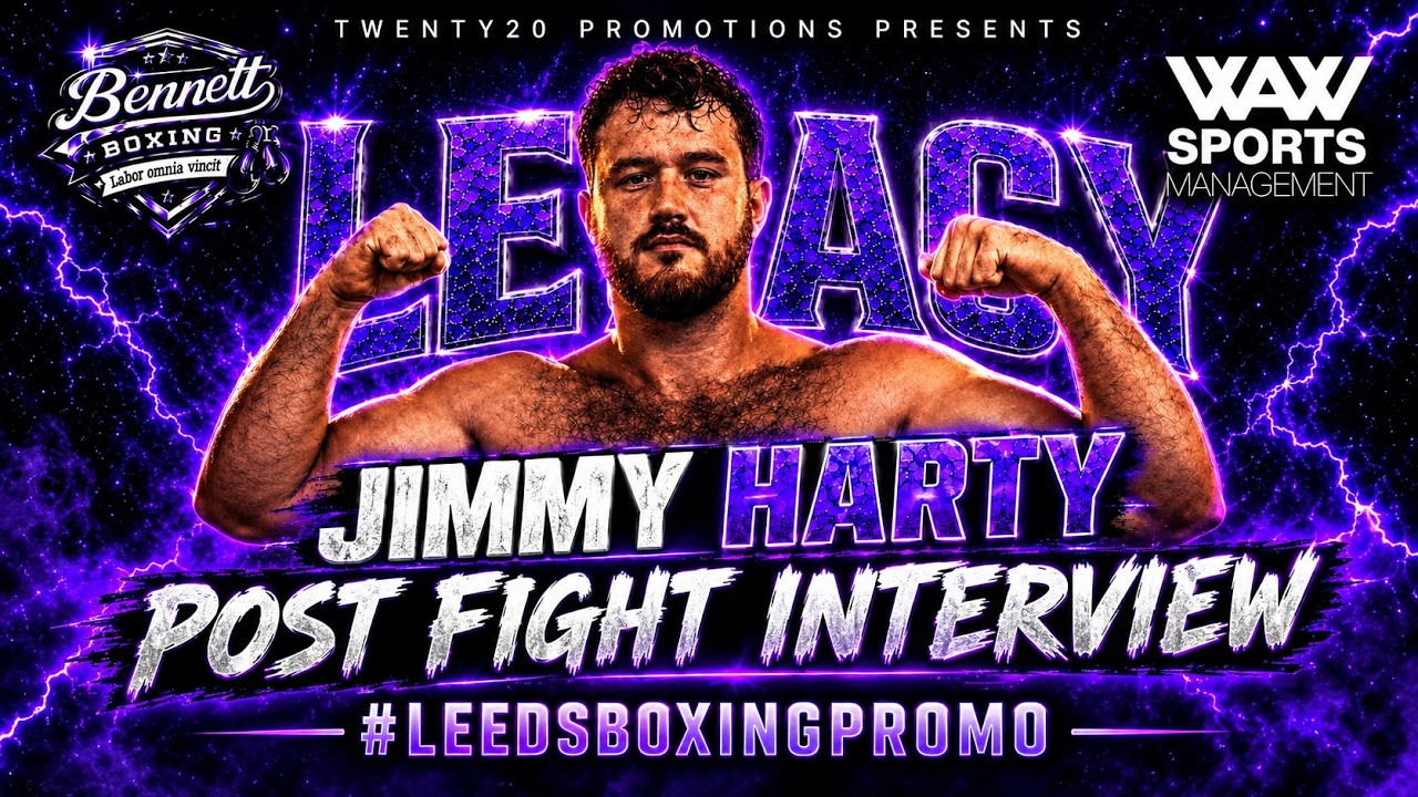 JIMMY HARTY Post-Fight Interview | 2-0 After Four-Round Win Over Ross McGuigan background