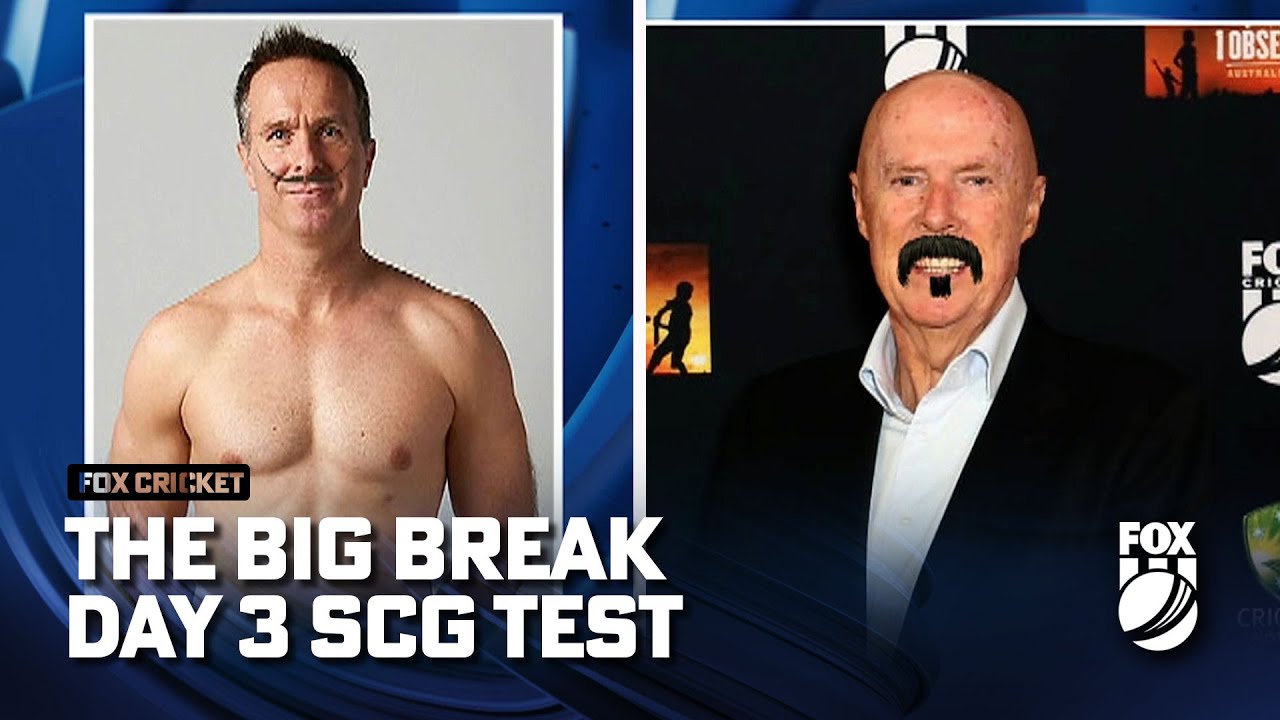 Big Break: Best moustaches in cricket 👨 | Our heartwarming chat with Chloe & Will Symonds 💜 background
