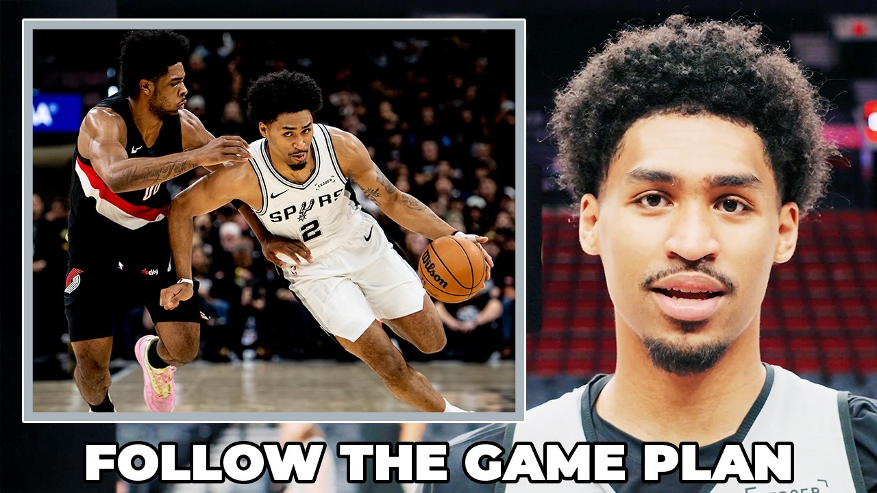 Dylan Harper on Spurs Looking to Bounce Back and Sticking to the Game Plan in Game 3 vs. Portland