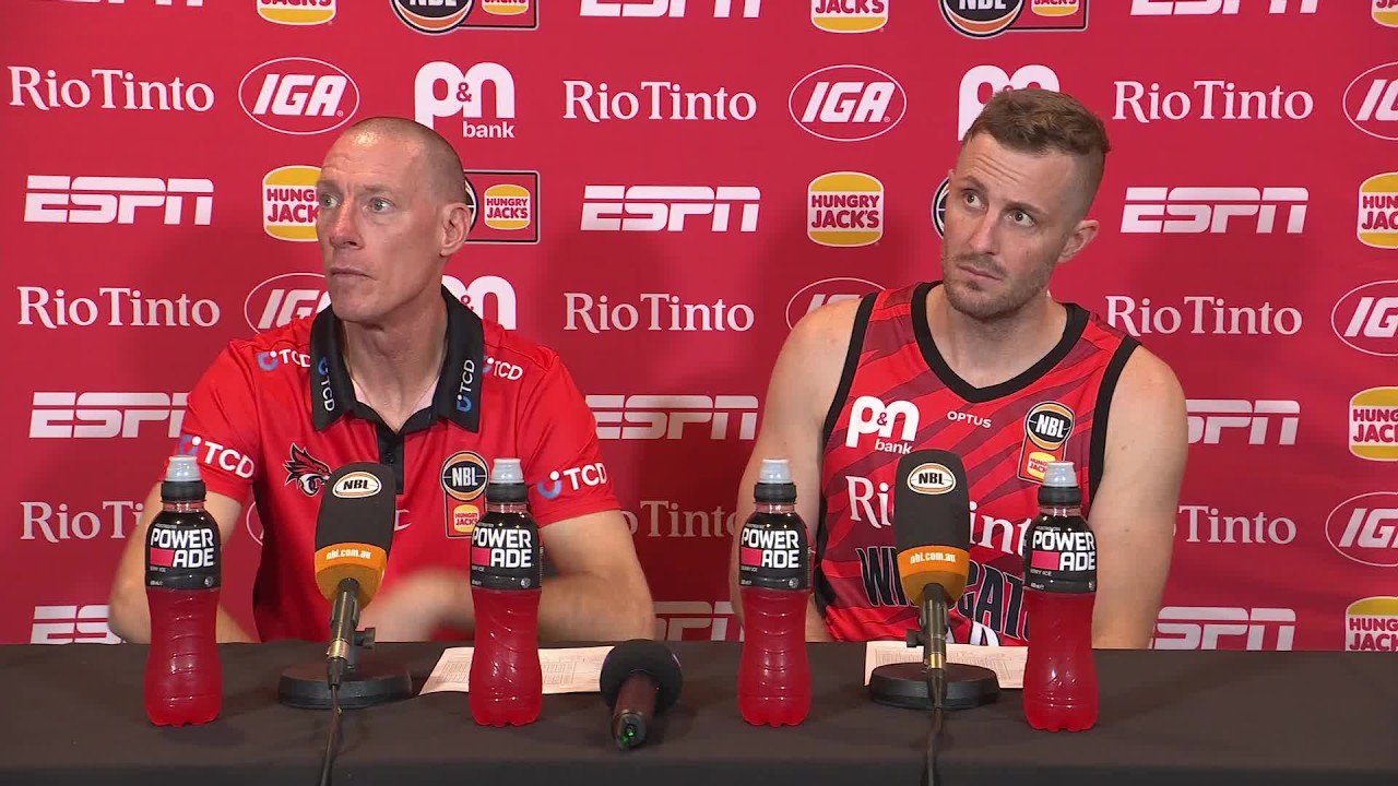 John Rillie and Jesse Wagstaff press conference vs South East Melbourne Phoenix - Round 1, NBL27