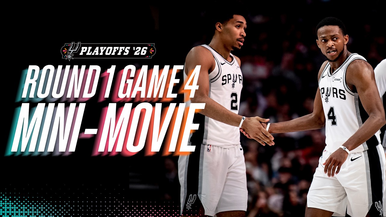 Playoffs Round 1 Game 4 Mini-Movie: Fox Takes Over in the Fourth, Spurs Lead Series vs. Portland 3-1