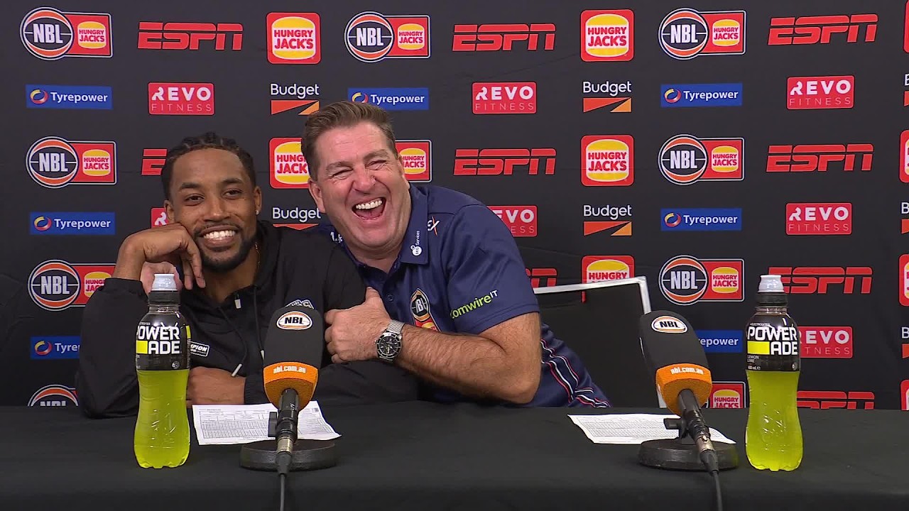 Trevor Gleeson and Bryce Cotton press conference vs Melbourne United - Round 1, NBL27