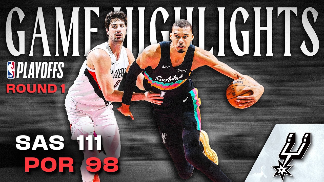 SPURS DOMINATE IN GAME 1 BATTLE AGAINST TRAIL BLAZERS!