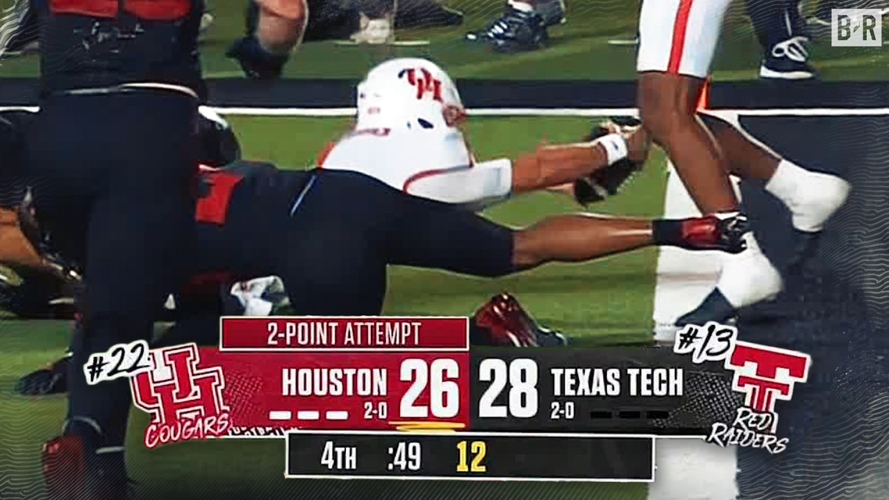Houston Was This Close to Tying the Game vs. Texas Tech