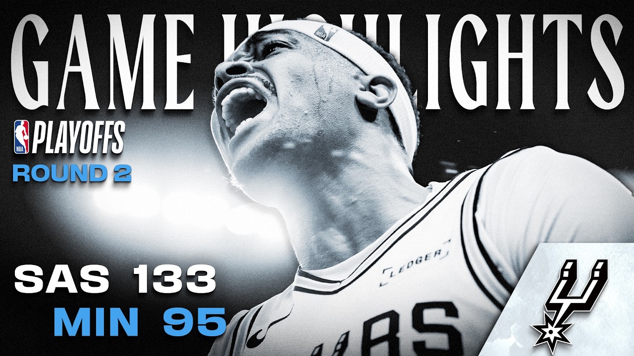 Spurs DOMINATE Timberwolves 133-95 to Tie Series!