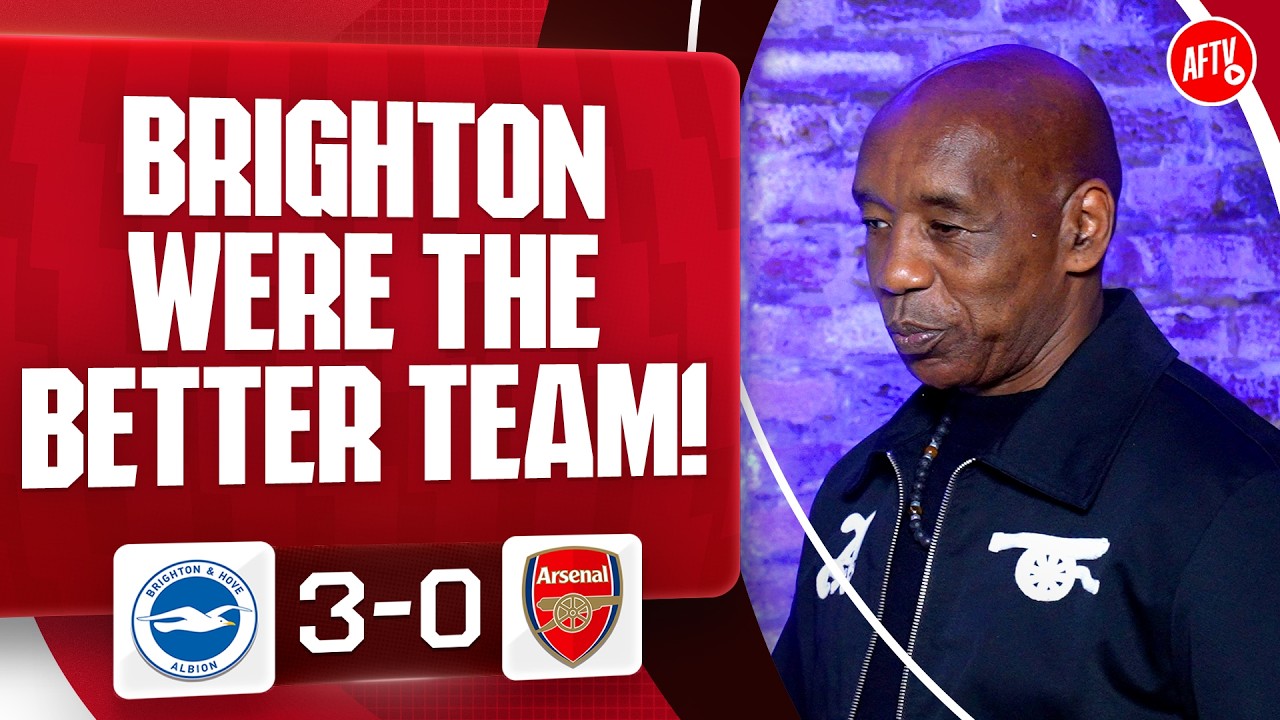 Brighton Were The Better Team! (Laurie) | Brighton 3-0 Arsenal background
