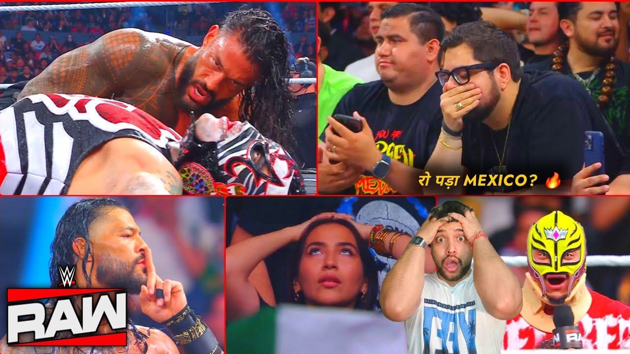 ROMAN NE RULA DIYA?! 😭 OTC Defeats Penta in His Hometown | WWE RAW background