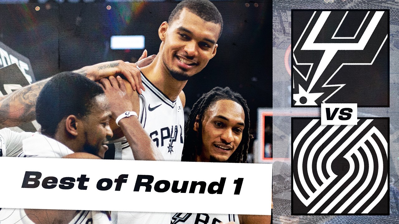BEST OF SPURS VS TRAIL BLAZERS PLAYOFF SERIES