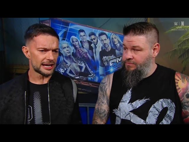 Kevin Owens & Finn Balor backstage segment _ WWE Smackdown 17 September 2026 background