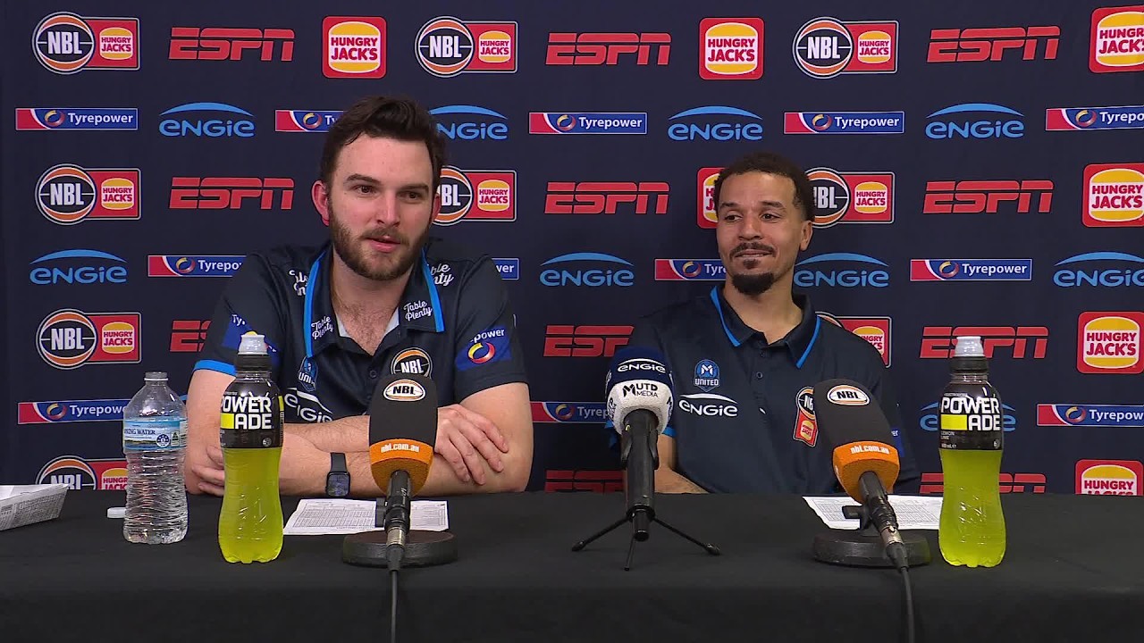 Jacob Chance and Cole Anthony press conference vs Adelaide 36ers - Round 1, NBL27