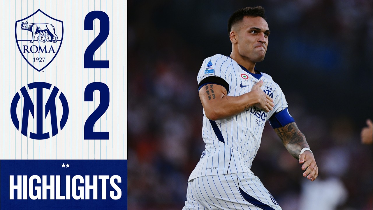 TWO DOWN. NEVER OUT. BACK TO MILANO WITH A POINT ЁЯЦдЁЯТЩ | ROMA 2-2 INTER | HIGHLIGHTS ЁЯЦдЁЯТЩ