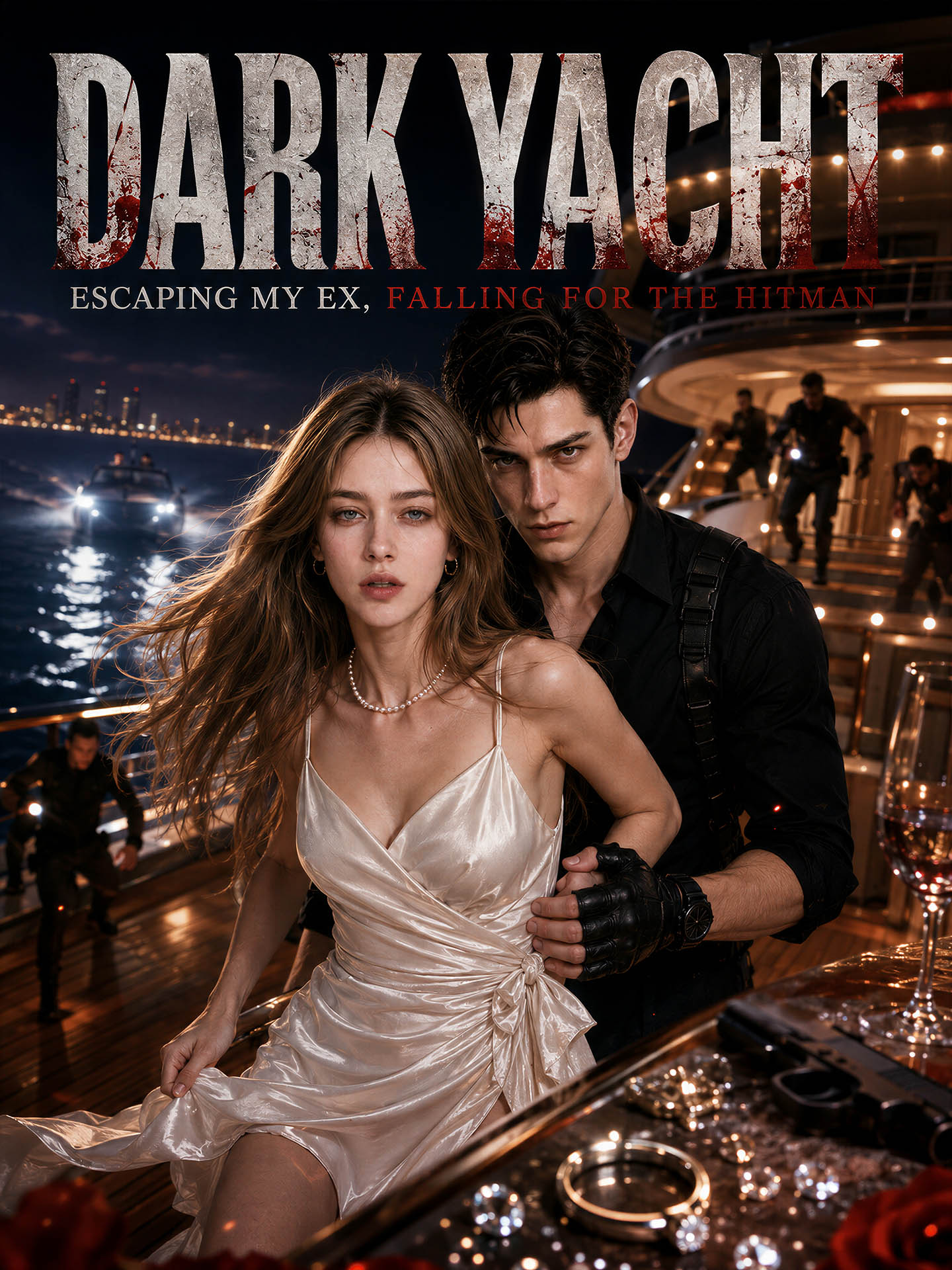 DARK YACHT ESCAPING MY EXFALLING FOR THE HITMAN poster
